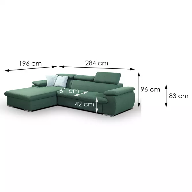 Sarokgarnitúra szett Polo B Gandar 79 + Gandar 71,6