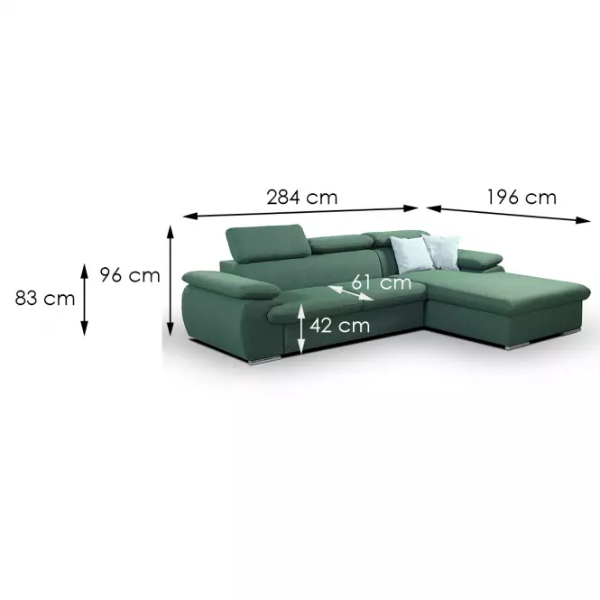 Sarokgarnitúra szett Polo J Gandar 79 + Gandar 71,6