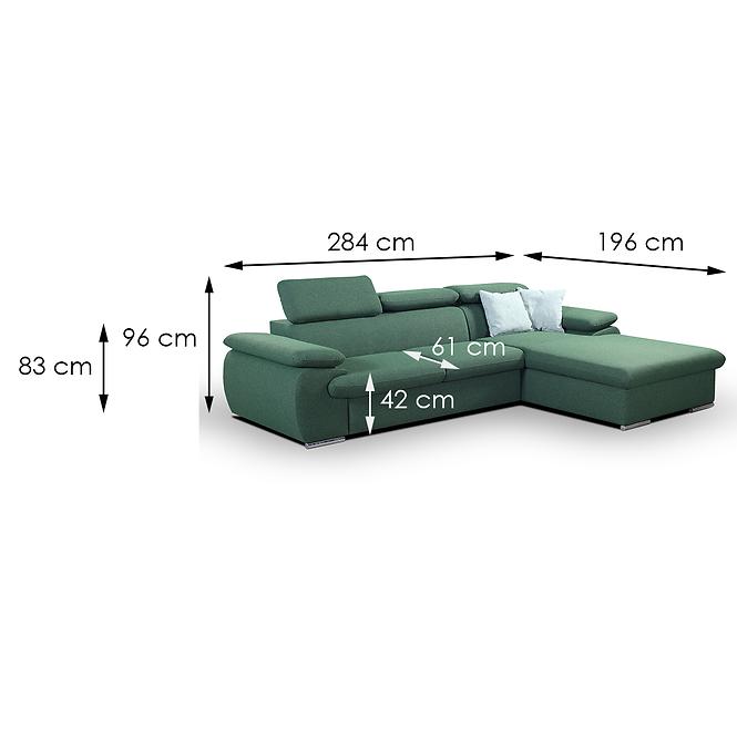 Sarokgarnitúra szett Polo J Gandar 79 + Gandar 71,6