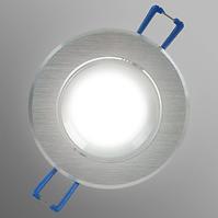 Mennyezeti beépíthető lámpa LED ezüst kerek 3W1 6W 4000K