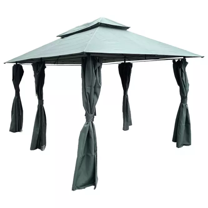 Kerti pavilon 3x4x2,75 m grafit,4