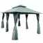 Kerti pavilon 3x4x2,75 m grafit,5