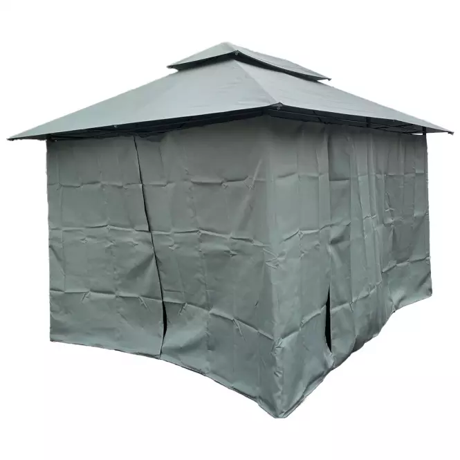 Kerti pavilon 3x4x2,75 m grafit,7