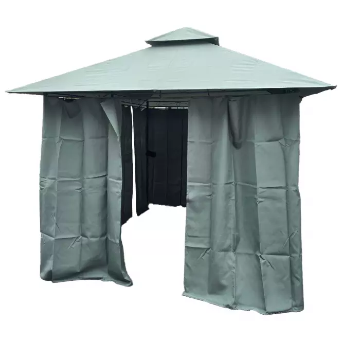 Kerti pavilon 3x4x2,75 m grafit,8