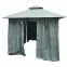 Kerti pavilon 3x4x2,75 m grafit,8