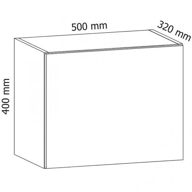 Konyhaszekrény Gardena G50K white