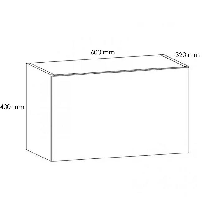 Konyhaszekrény Gardena G60K white