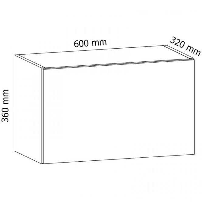 Konyhaszekrény Gardena G60KN white