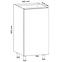 Konyhaszekrény Gardena D40 P white,3