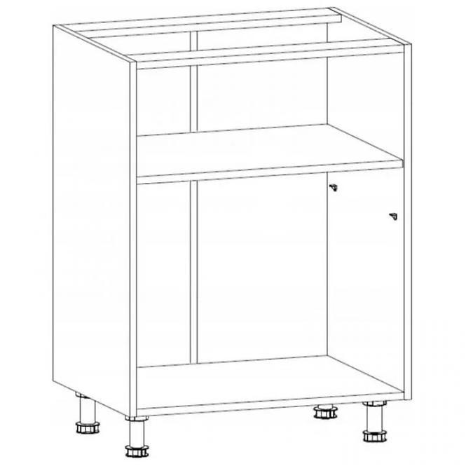 Konyhaszekrény Gardena D60 P white