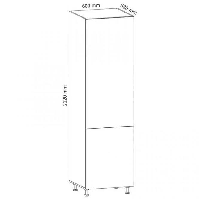 Konyhaszekrény Gardena D60R P white