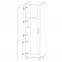 Konyhaszekrény Gardena D60ZL P white,3