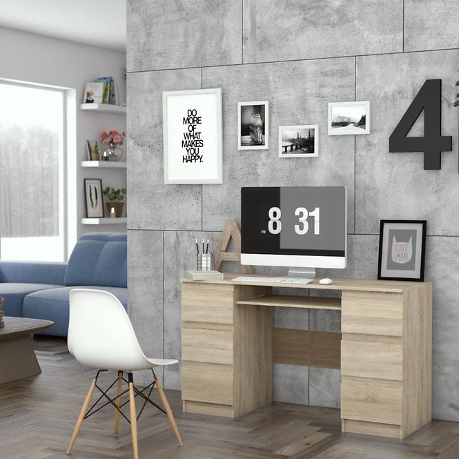 Íróasztal Kuba sonoma tölgy,3