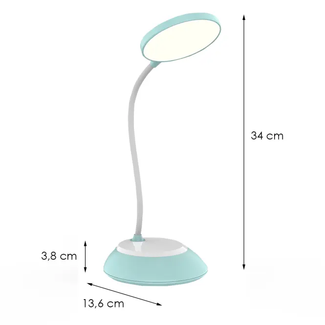 Asztali lámpa Kuala LED LED 6W/BLUE,3