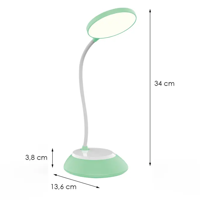 Asztali lámpa Kuala LED LED 6W/GREEN,3
