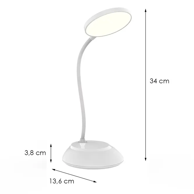 Asztali lámpa Kuala LED LED 6W/WHITE,3