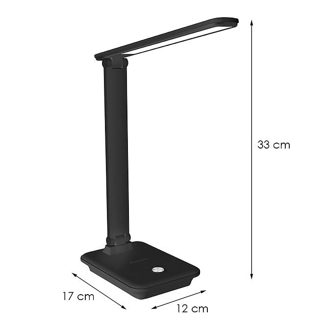 Asztali lámpa Medan LED 9W black