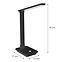Asztali lámpa Medan LED 9W black,3