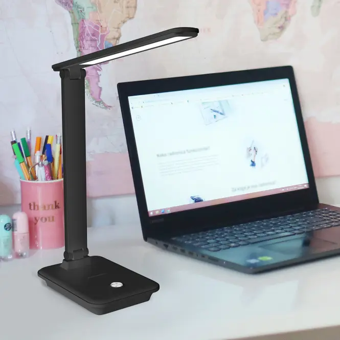 Asztali lámpa Medan LED 9W black,4