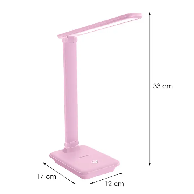 Asztali lámpa Medan LED 9W/PINK,3