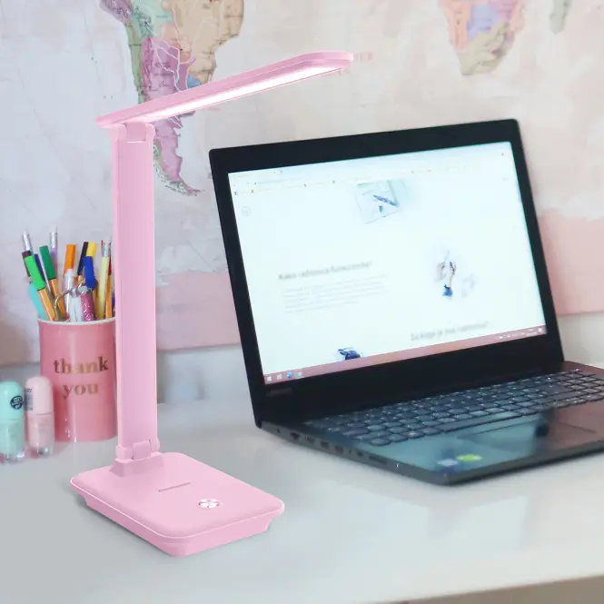 Asztali lámpa Medan LED 9W/PINK,4