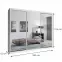 Szekrény Lux 250 fehér + 3 x Tükör,2