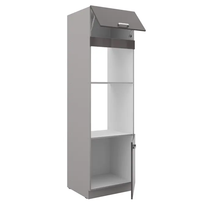 Konyhaszekrény Szürke  60dpm-210 2f