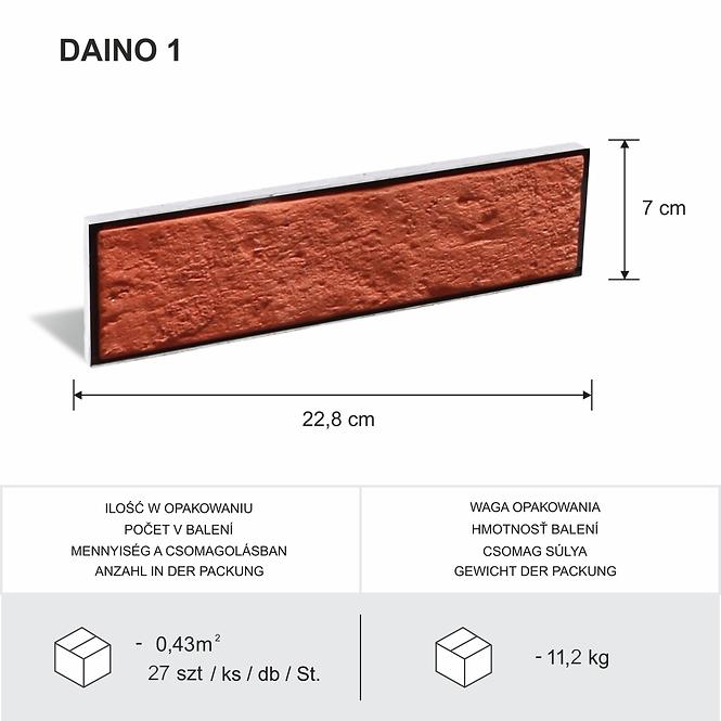 Csempe dekoratív Daino 1 csomag=0,54m2