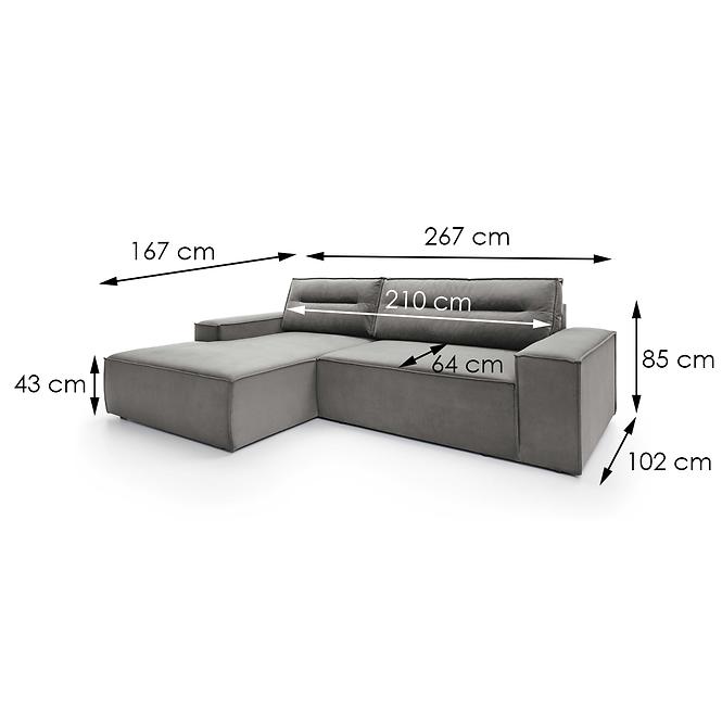Sarokgarnitúra szett Smart P Riviera 91,2