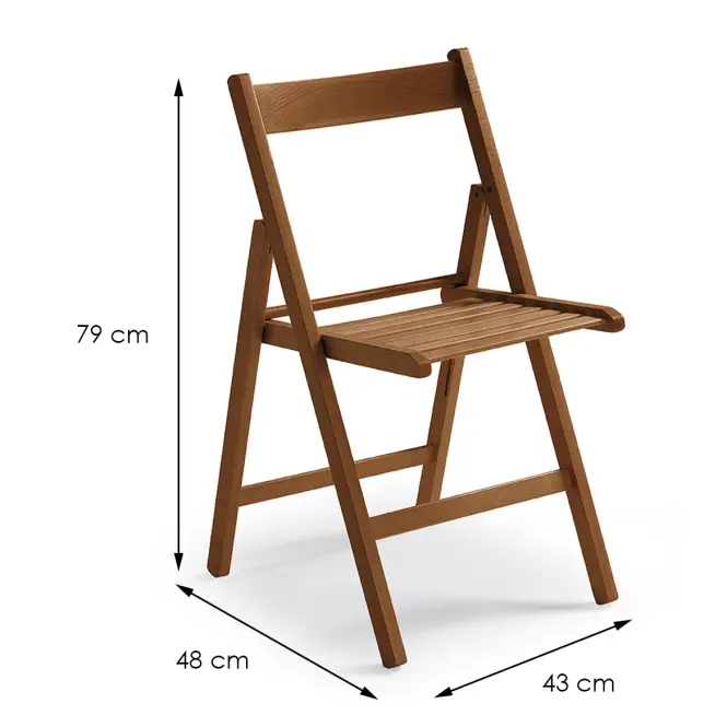 Szék Libro 43x48x79 Cm Wallnut,3