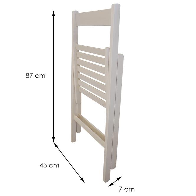 Szék Libro 43x48x79 Cm White