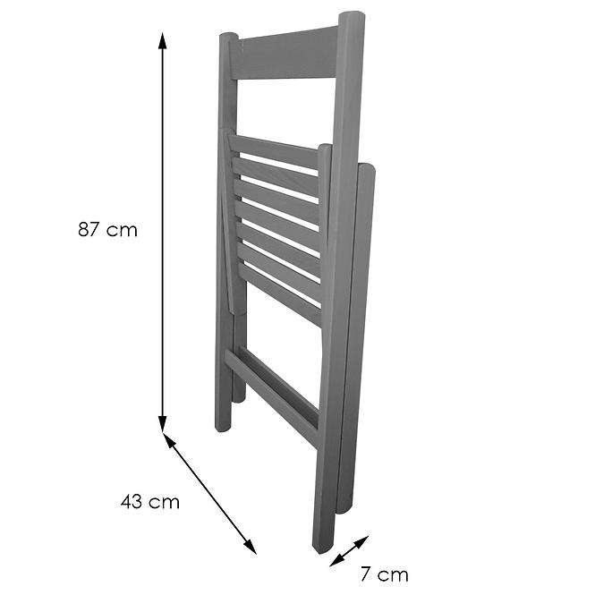 Szék Libro 43x48x79 Cm Grey