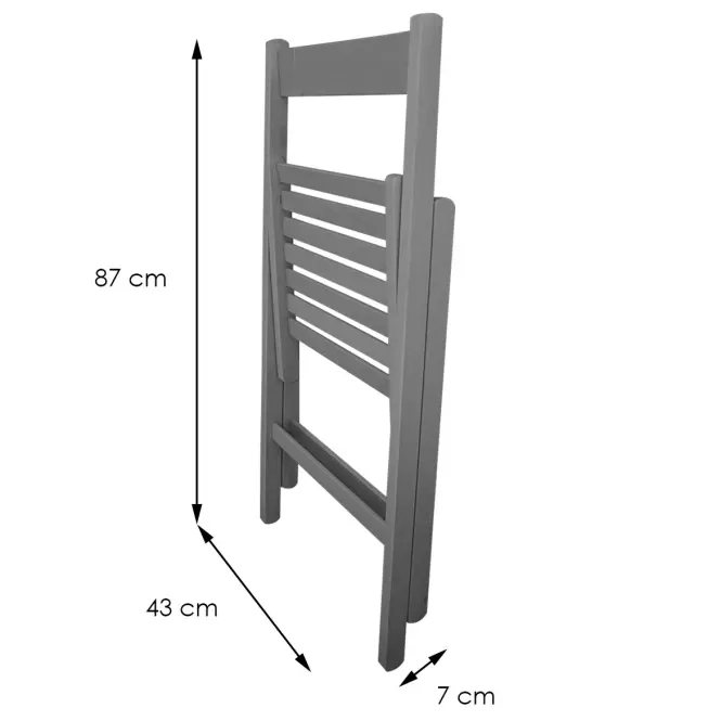 Szék Libro 43x48x79 Cm Grey,4