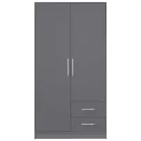 Szekrény Smart Sr3 2d Grafit
