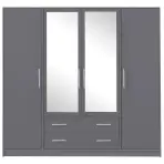 Szekrény Smart Srl1 4dl Grafit