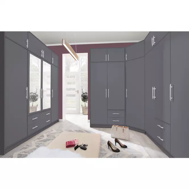 Szekrény Smart Srl1 4dl Grafit,5