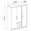Szekrény Smart Srl2 3dl Grafit,2