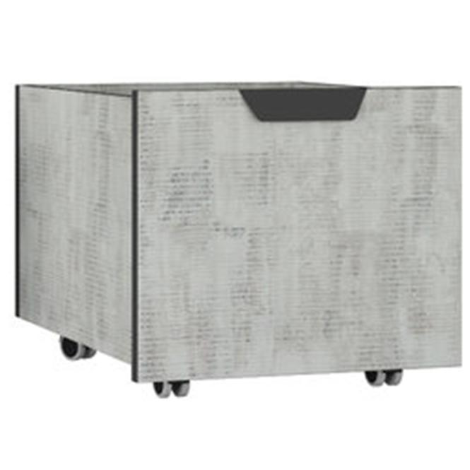 Szekrény RTV Nano Na10 Tölgy Enigma/Grafit,3