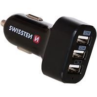 Töltő USB 12/24V Swissten 3x USB 5,2AMP