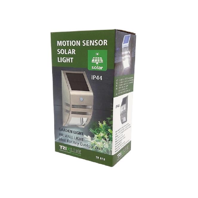 Szolár LED-es lámpatest mozgásérzékelővel TR 618
