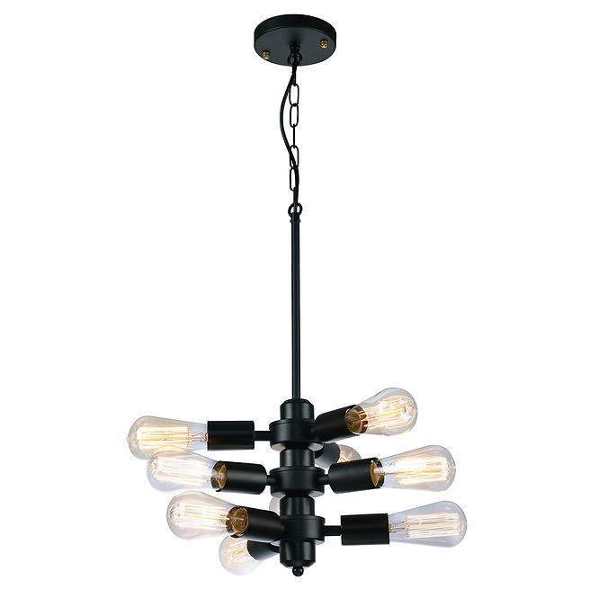 Lámpa Orebro 312501 black E27x9 LW9