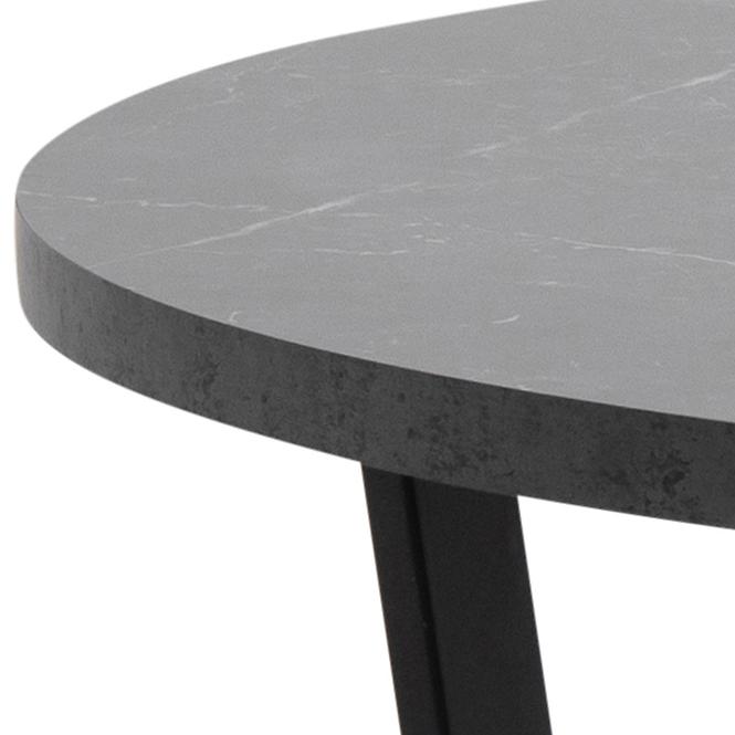 Asztal  Amble Fekete márvány  /Fekete Mat 85738