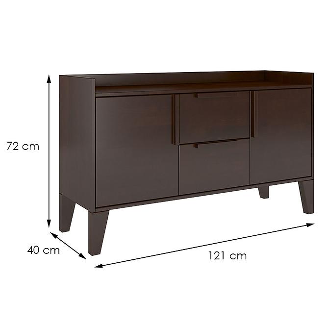 Komód Fa bükk  Skandica Agava Palisander,2
