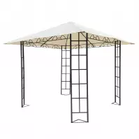 Kerti pavilon 3x3x2,65 m bézs