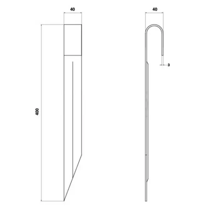 Trampolin horgony 40 cm,2
