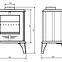 Kandallókályha P8 7.9kW  Eko,2