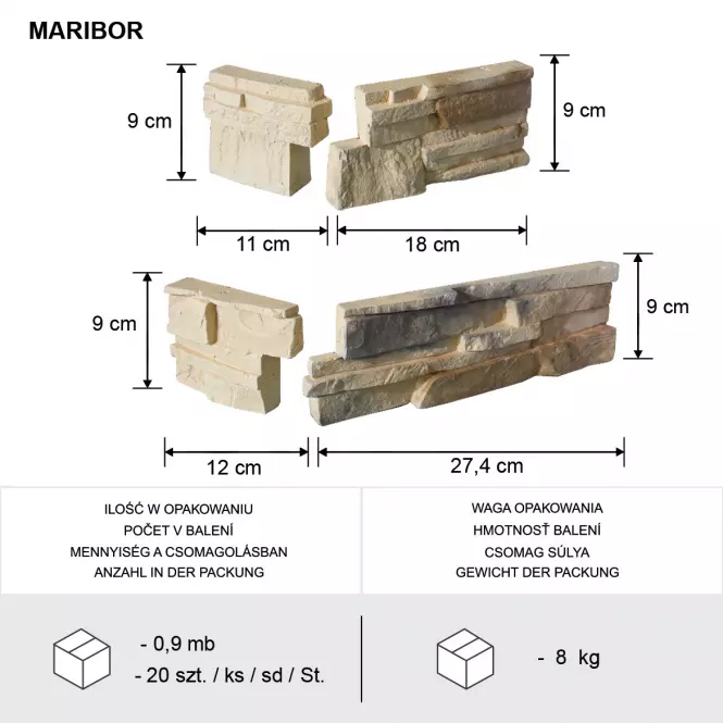 Csempe dekoratív Sarok Maribor