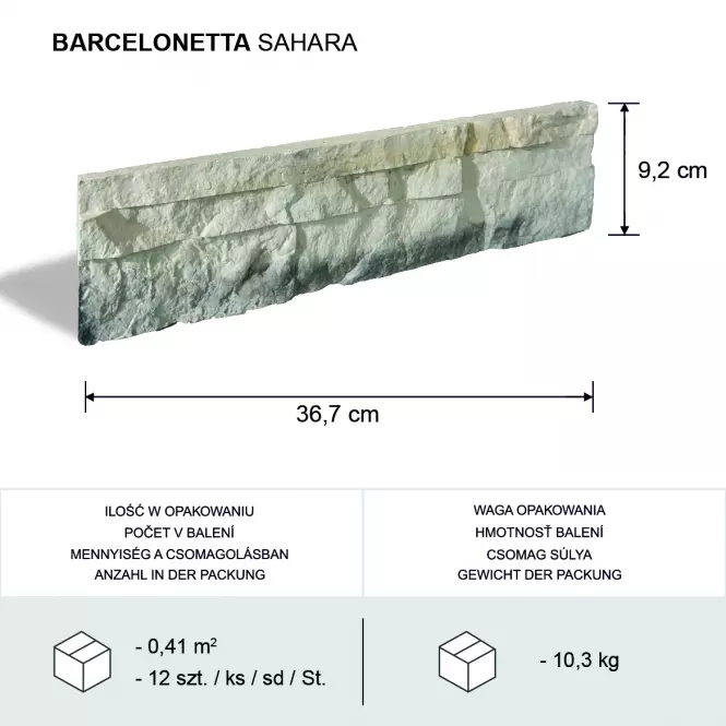 Csempe dekoratív Barcelonetta Sahara csomag=0,41 m2