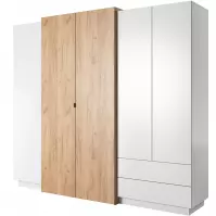 Szekrény 3d A 230 fehér/ölgy craft arany