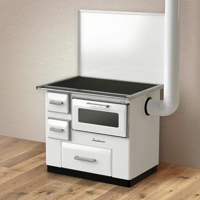 Tűzhely Luna 7 KW jobb fehér,2